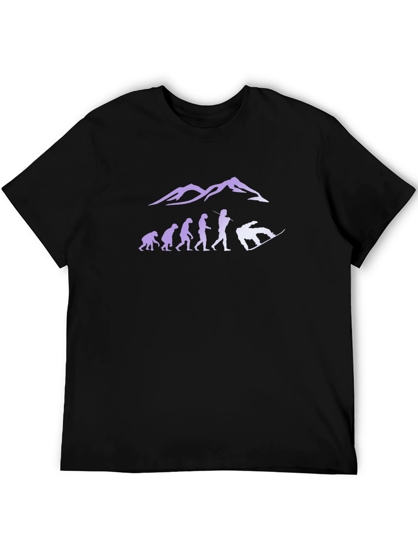 Snowboard Evolution Mens T-Shirt