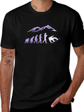 Snowboard Evolution Mens T-Shirt