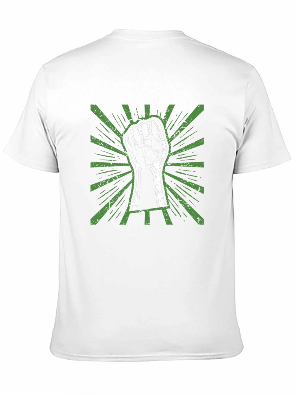 Power Fist Graphic Tee - Black Cotton T-Shirt