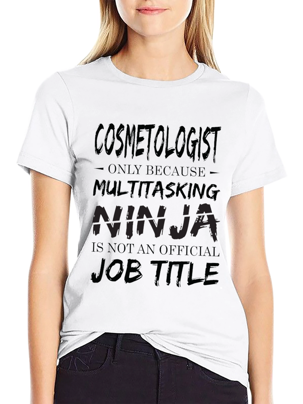 Cosmetologist Multitasking Ninja T-Shirt