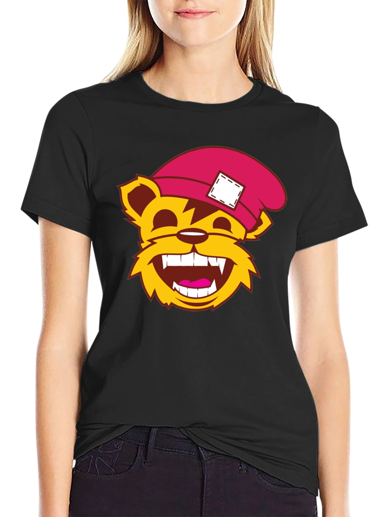 Cartoon Bear T-Shirt - Fun Graphic Tee