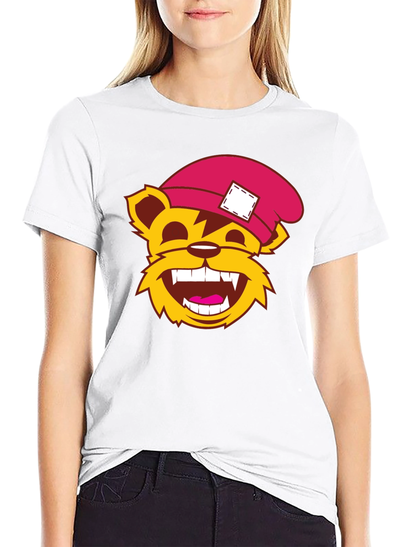 Cartoon Bear T-Shirt - Fun Graphic Tee