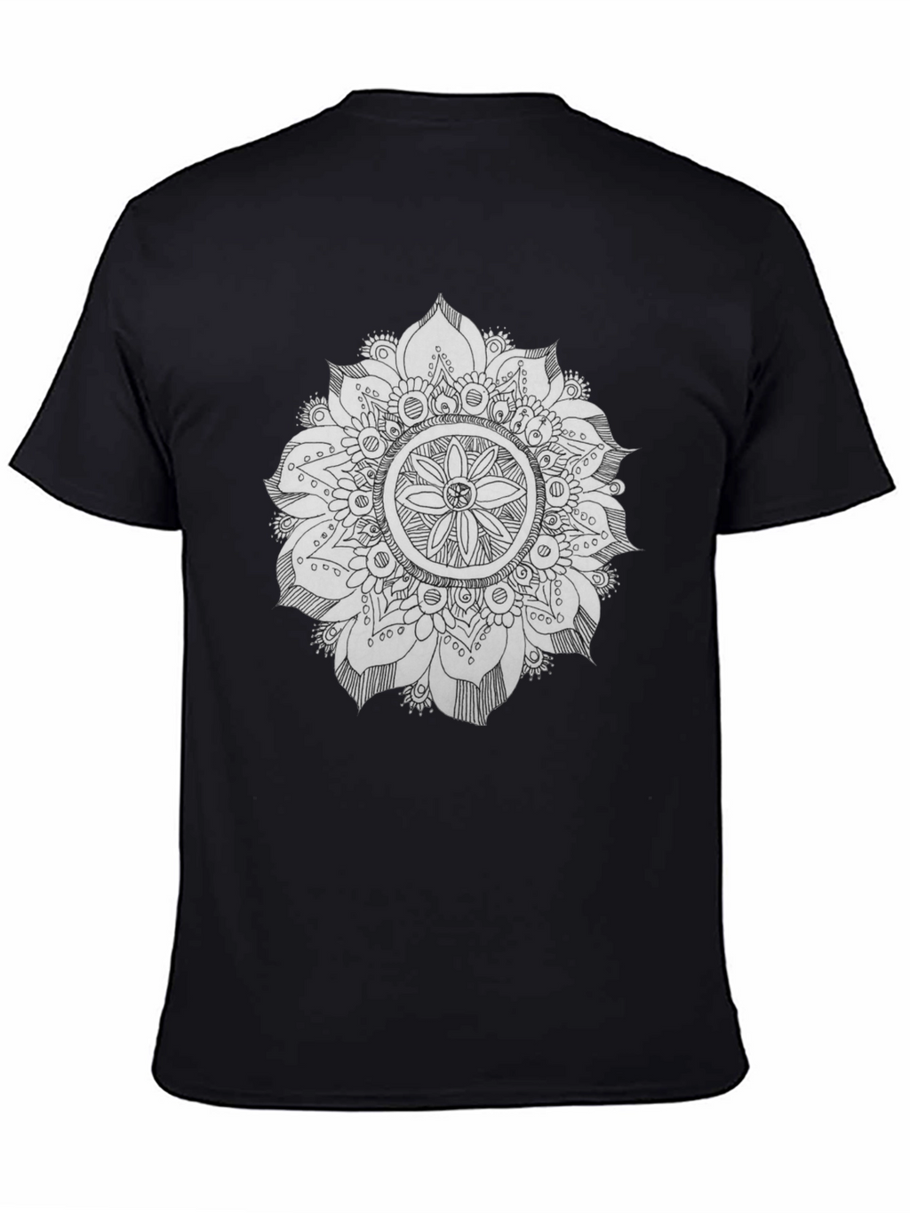 Black Mandala Graphic Tee