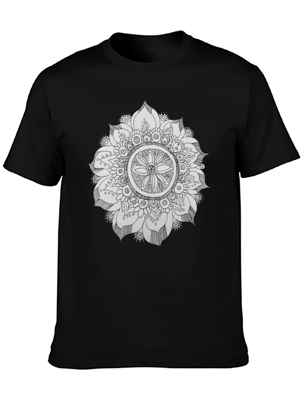 Black Mandala Graphic Tee