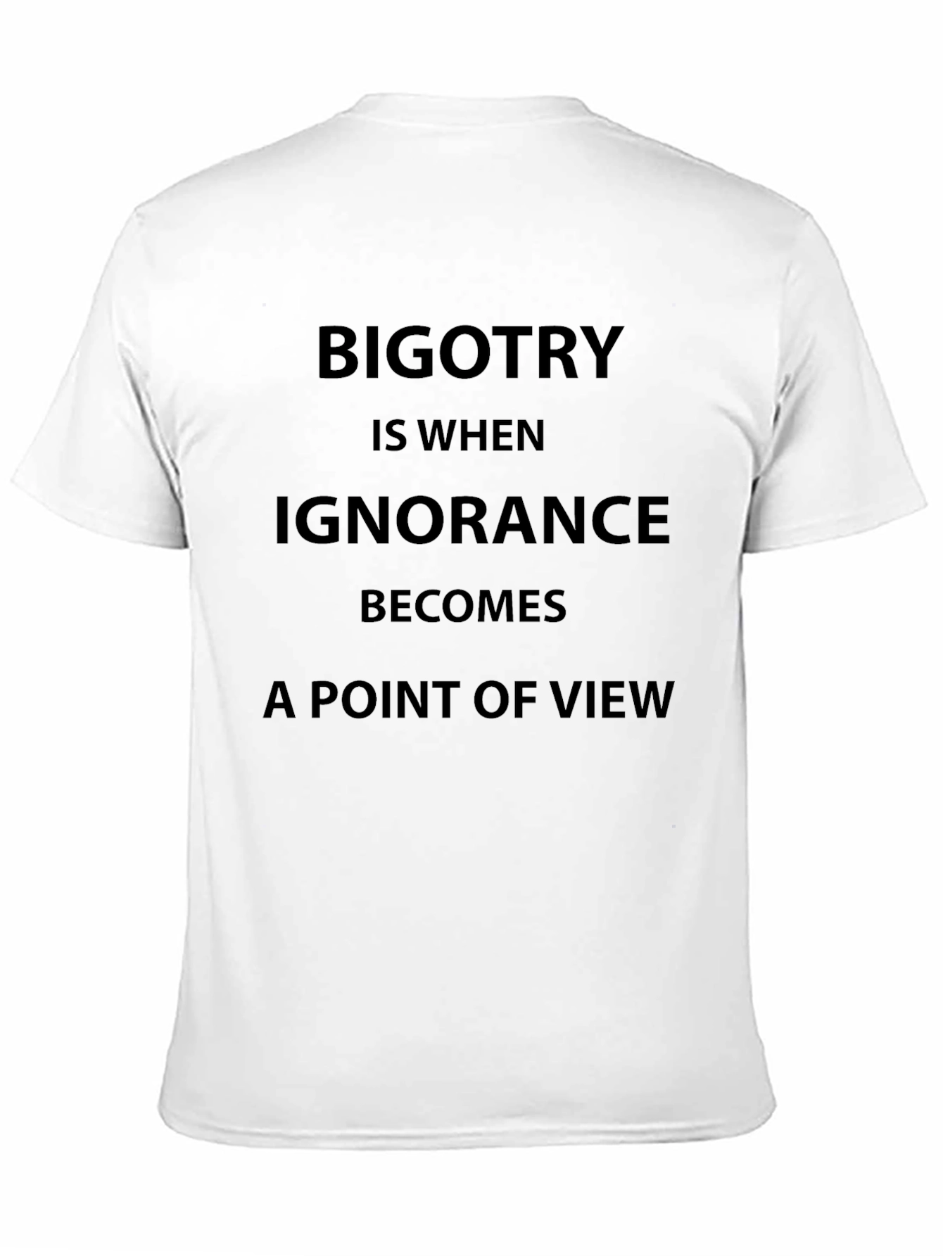 Bigotry Ignorance Statement T-Shirt