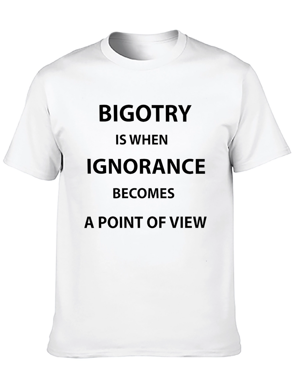 Bigotry Ignorance Statement T-Shirt
