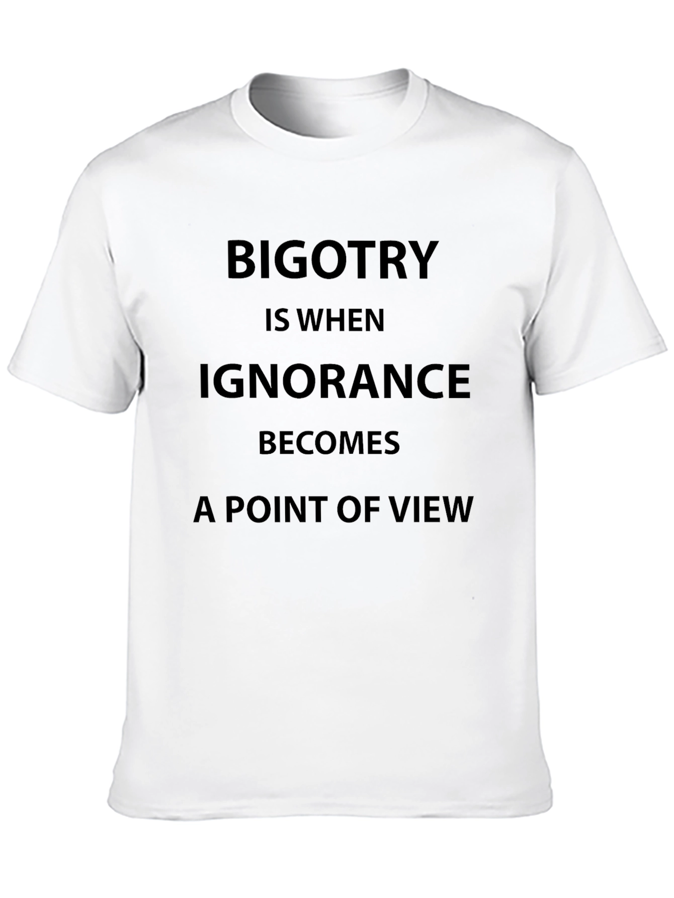 Bigotry Ignorance Statement T-Shirt