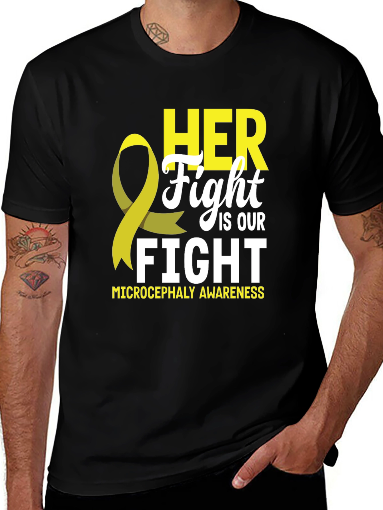 Microcephaly Awareness T-Shirt - HER Fight IS OUR Fight
