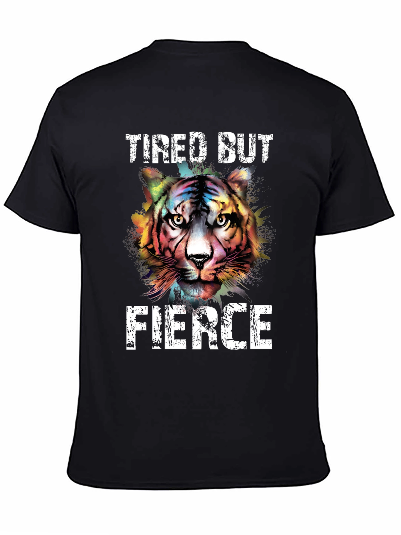 Tired But Fierce Tiger Graphic Tee - Unisex
