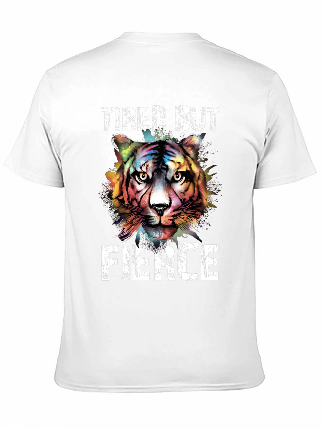 Tired But Fierce Tiger Graphic Tee - Unisex