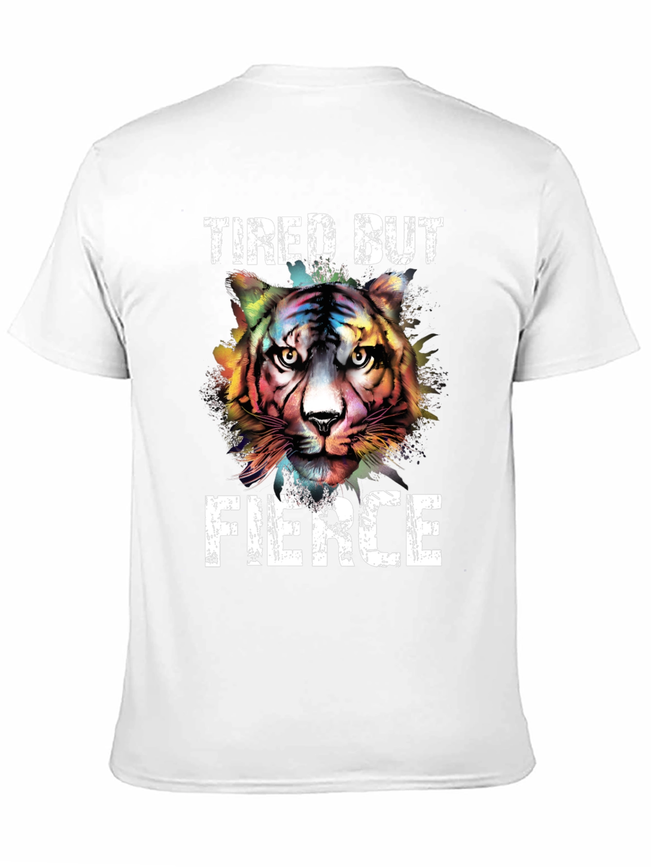 Tired But Fierce Tiger Graphic Tee - Unisex