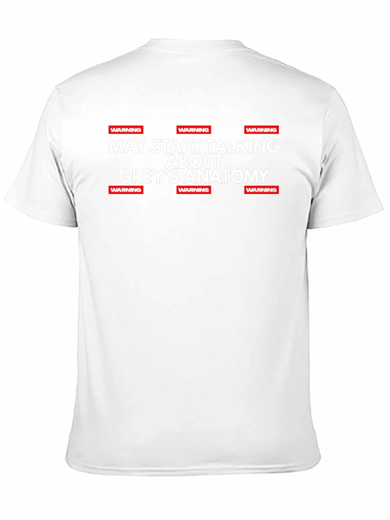 Greys Anatomy Warning T-Shirt