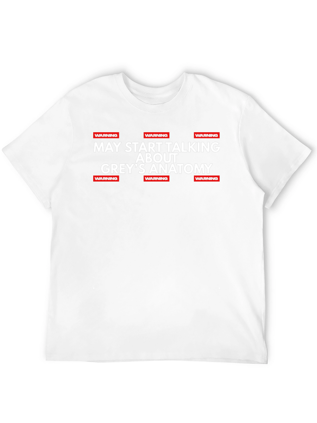Greys Anatomy Warning T-Shirt
