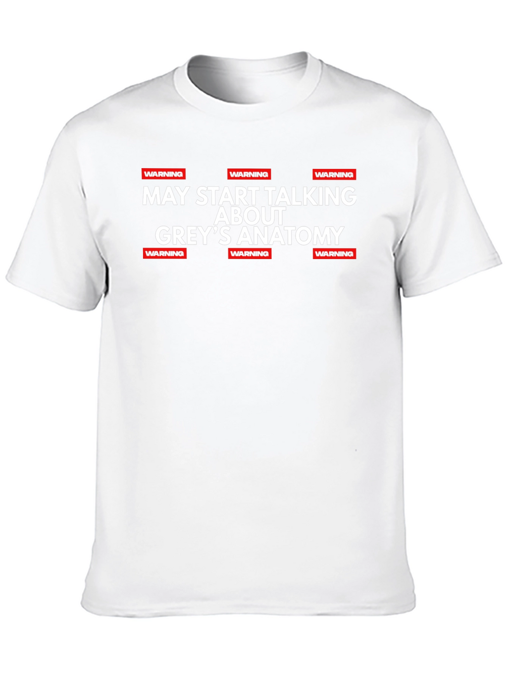 Greys Anatomy Warning T-Shirt