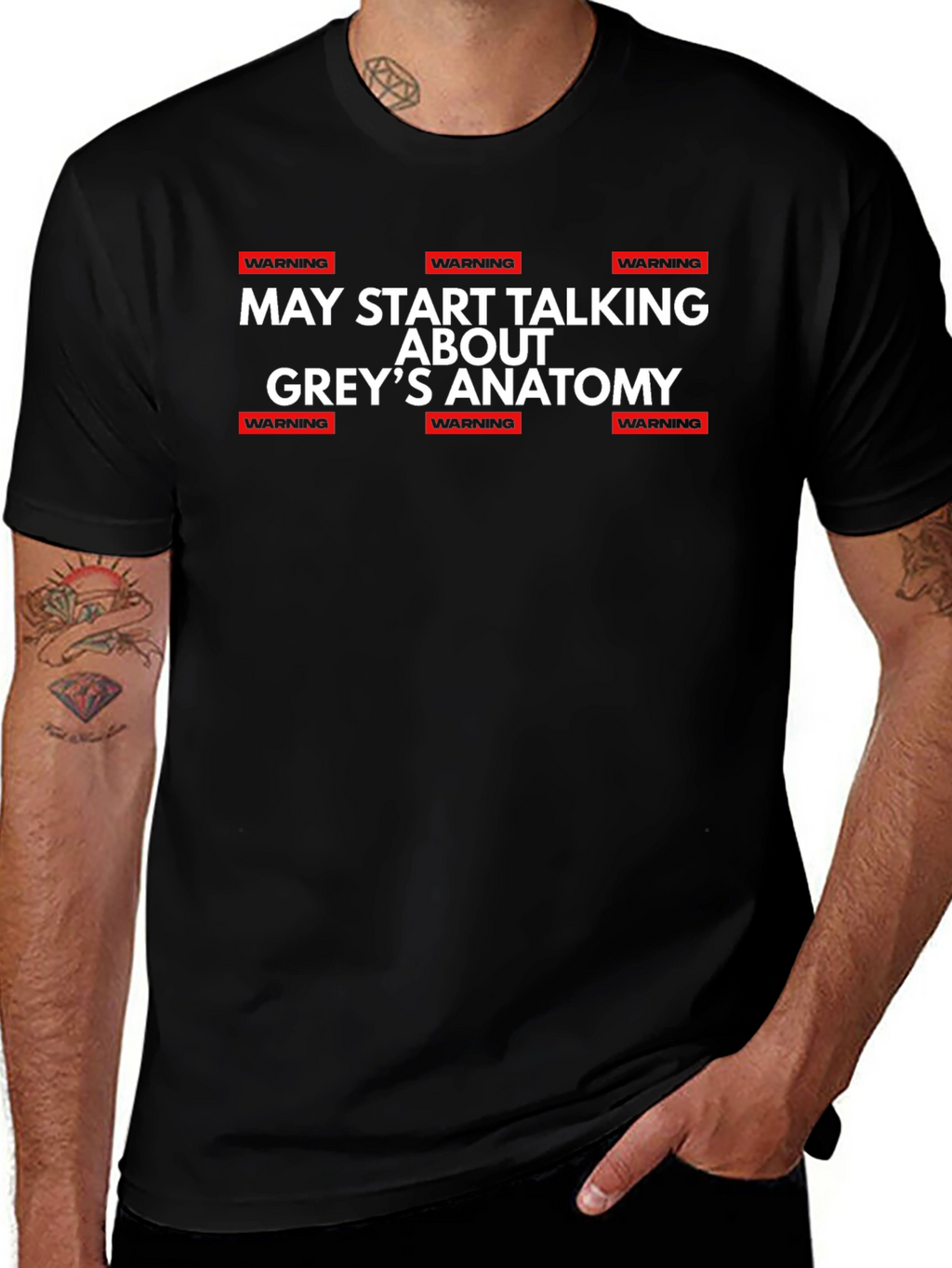 Greys Anatomy Warning T-Shirt