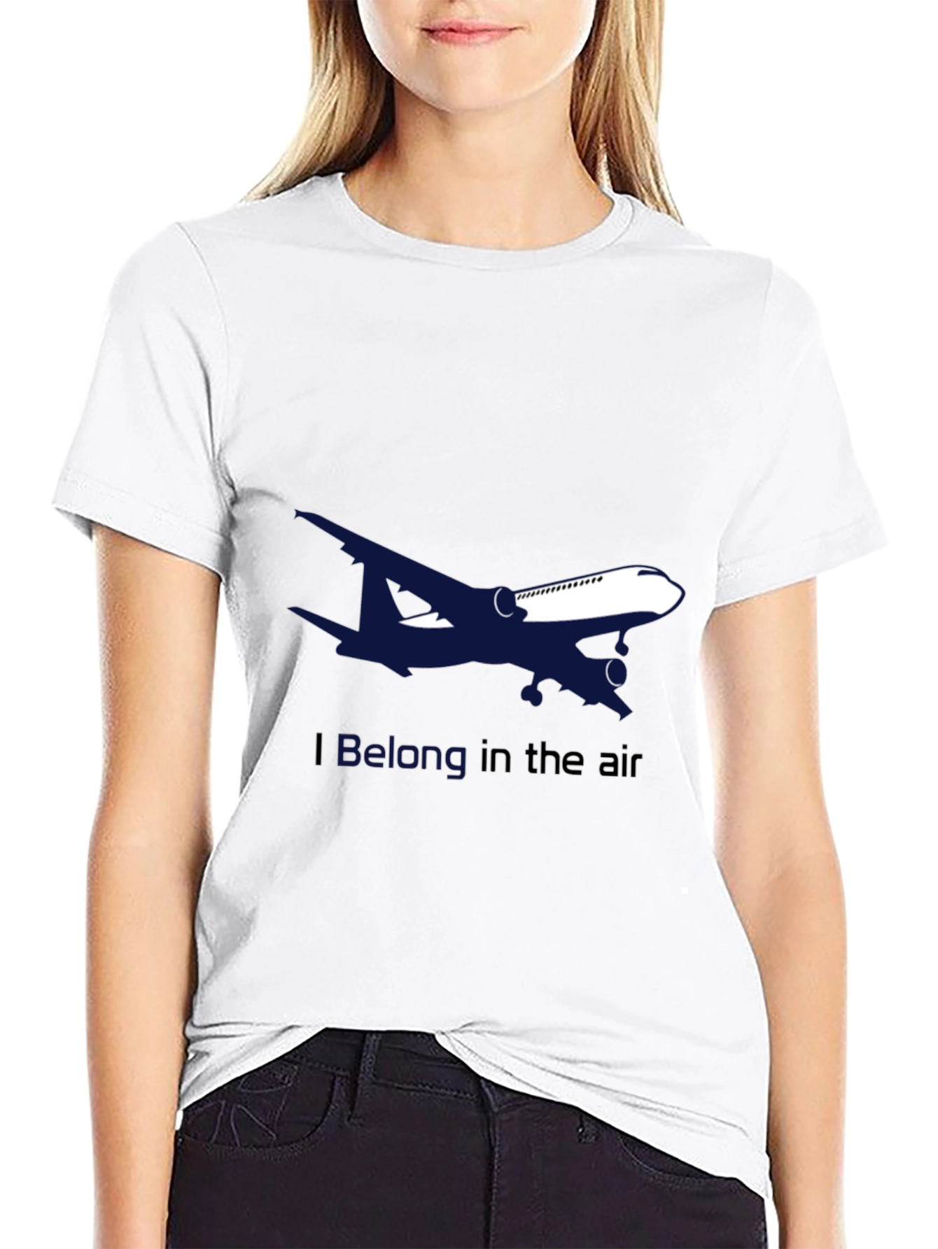 Airplane Graphic Tee - I Belong in the Air