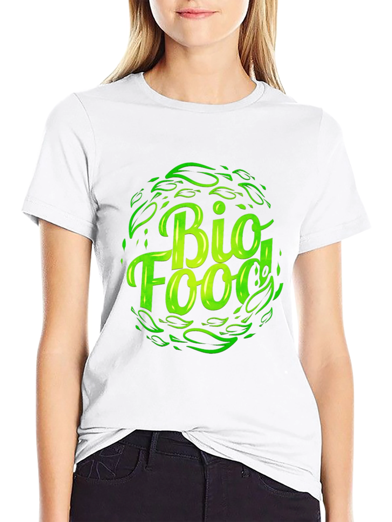Bio Food Black T-Shirt - Sustainable Style