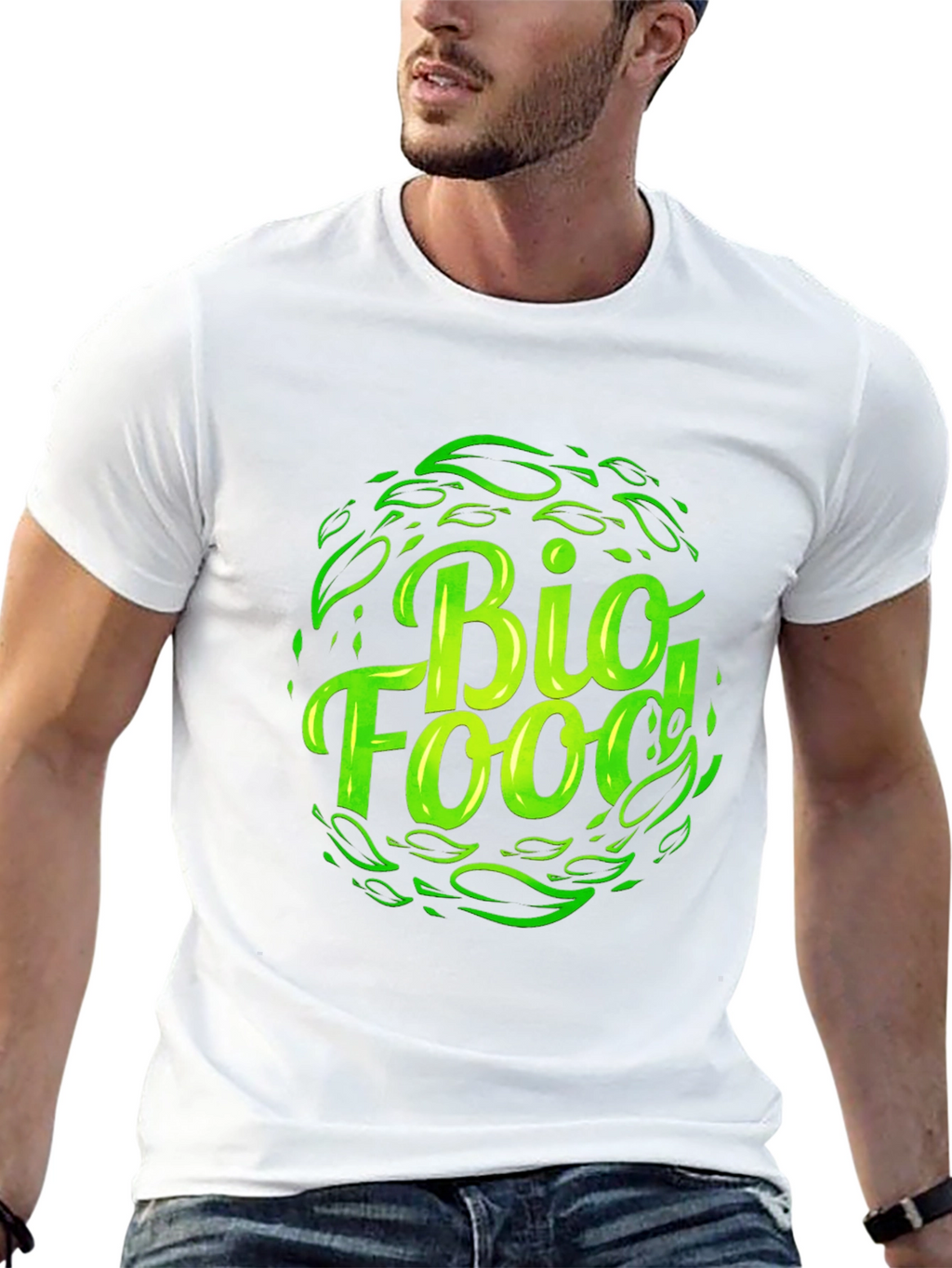 Bio Food Black T-Shirt - Sustainable Style