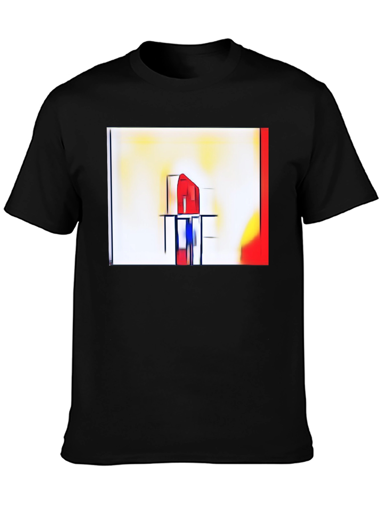 Abstract Art Graphic Tee - Modern Style