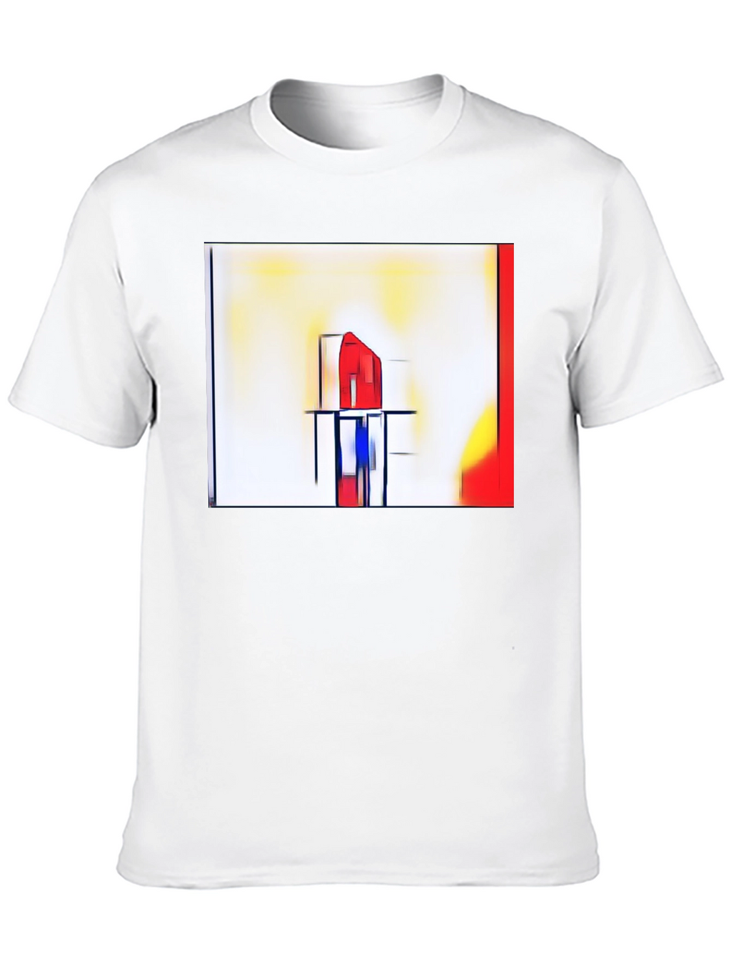 Abstract Art Graphic Tee - Modern Style