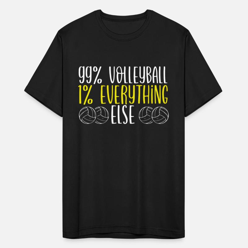 99 percent Volleyball blue red