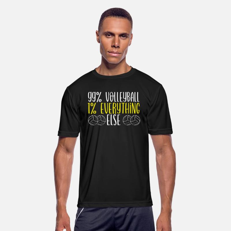 99 percent Volleyball blue red