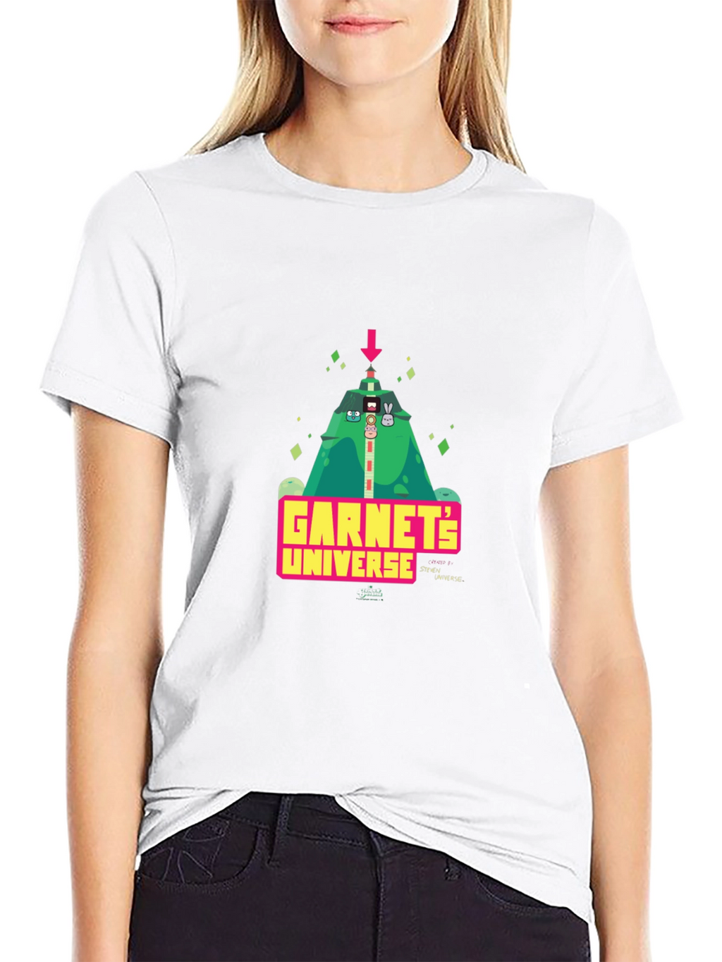 Garnets Universe Black Graphic Tee