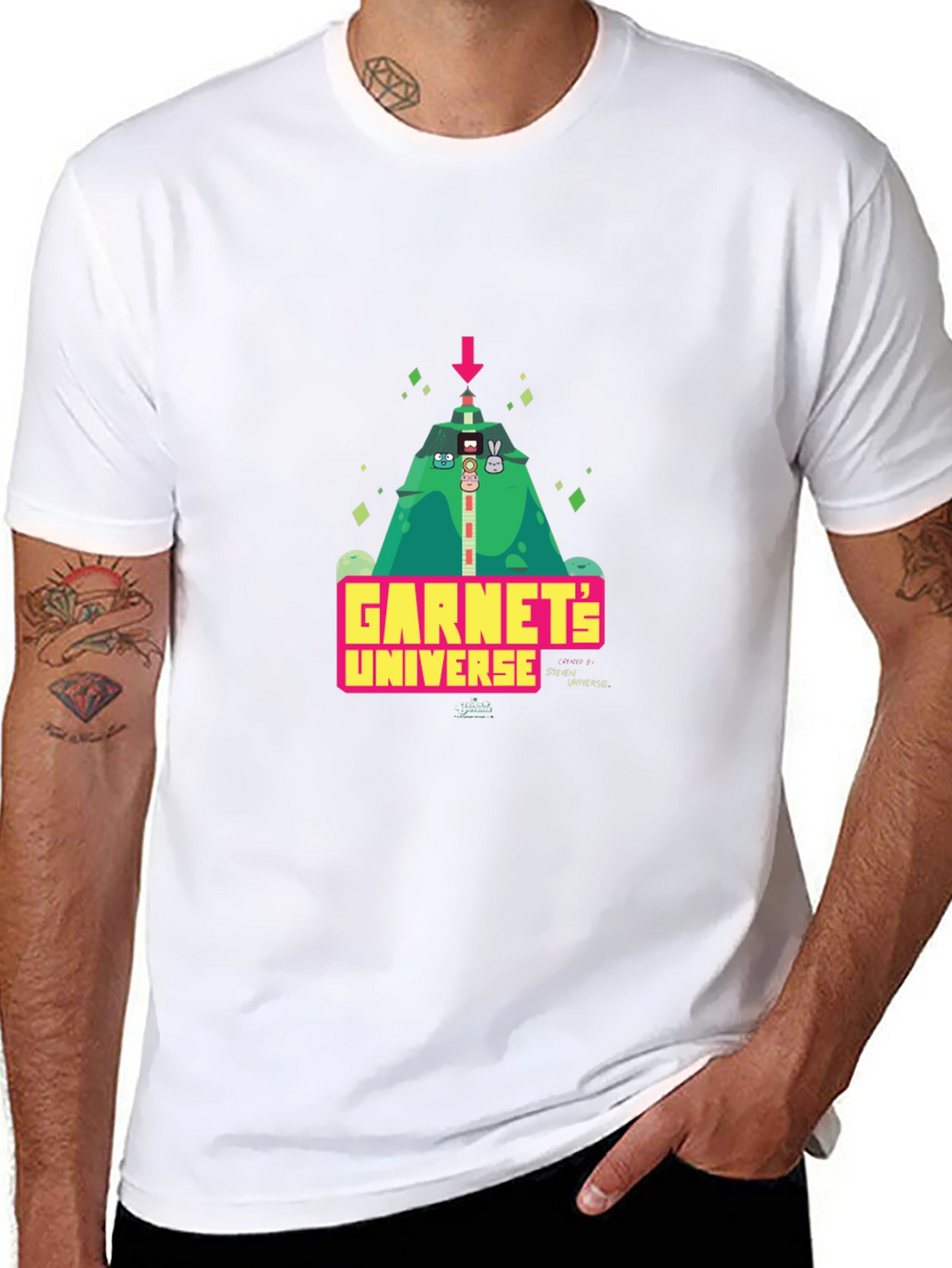 Garnets Universe Black Graphic Tee