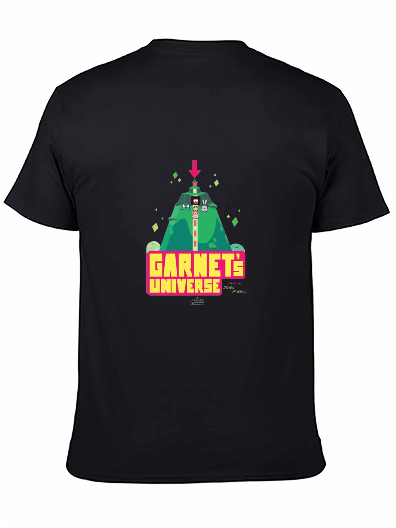 Garnets Universe Black Graphic Tee