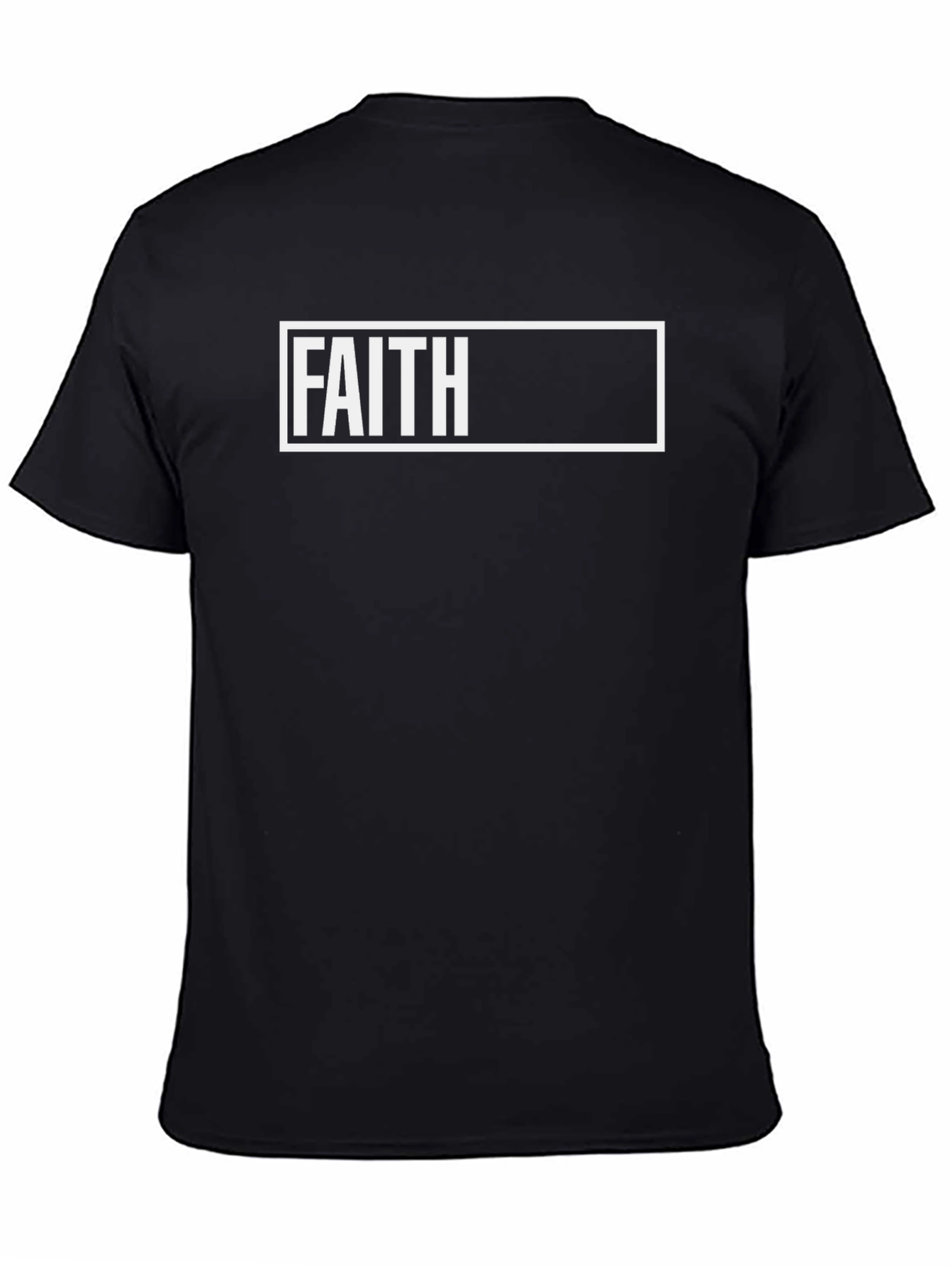 Faith Graphic Print Tee - Black
