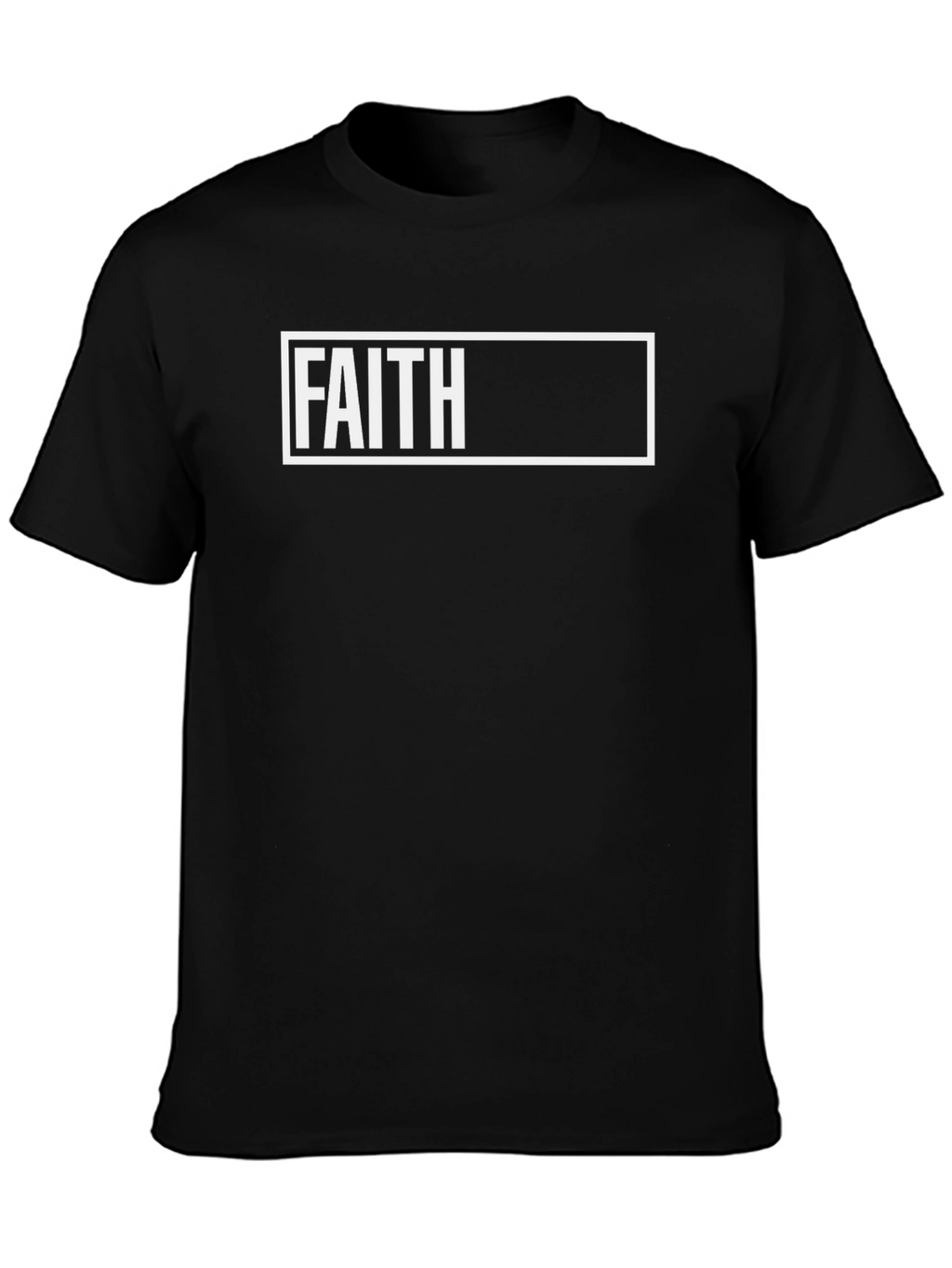 Faith Graphic Print Tee - Black