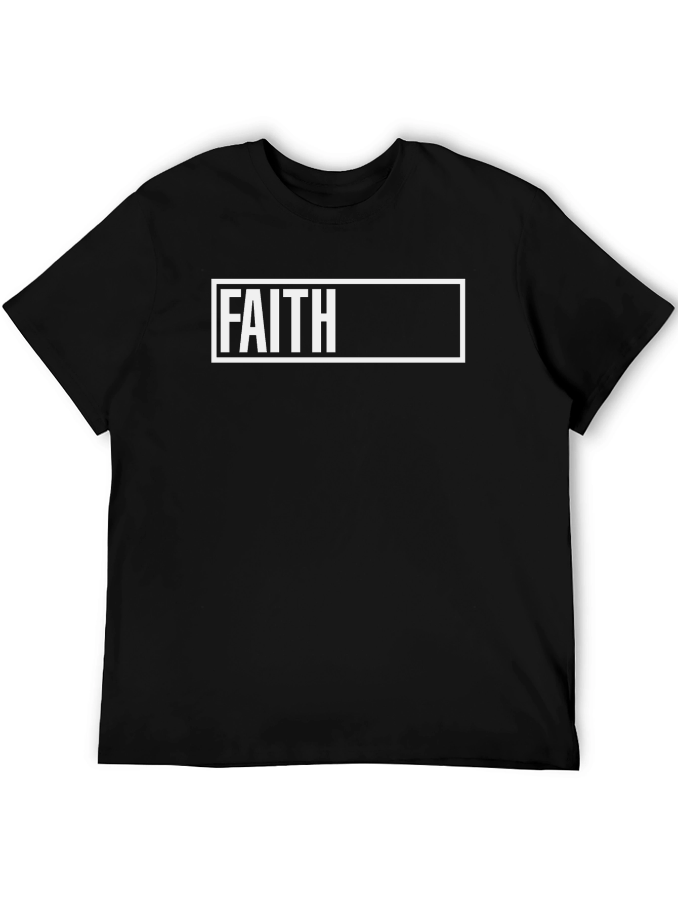 Faith Graphic Print Tee - Black