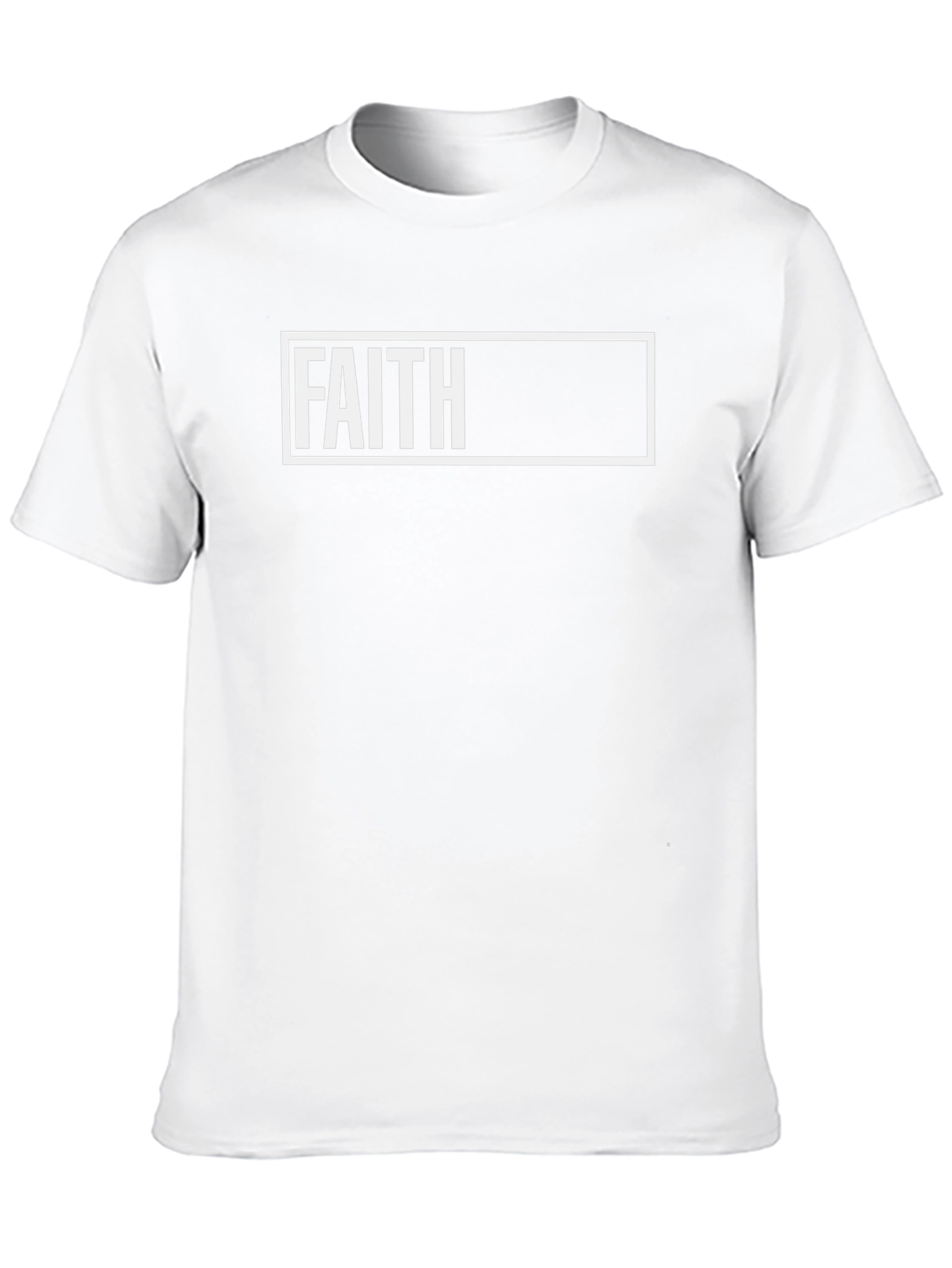 Faith Graphic Print Tee - Black