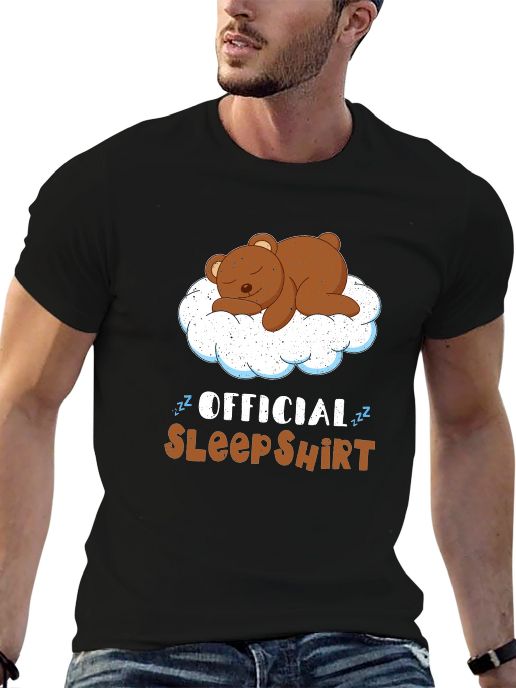 Official Sleep Shirt - Bear on Cloud