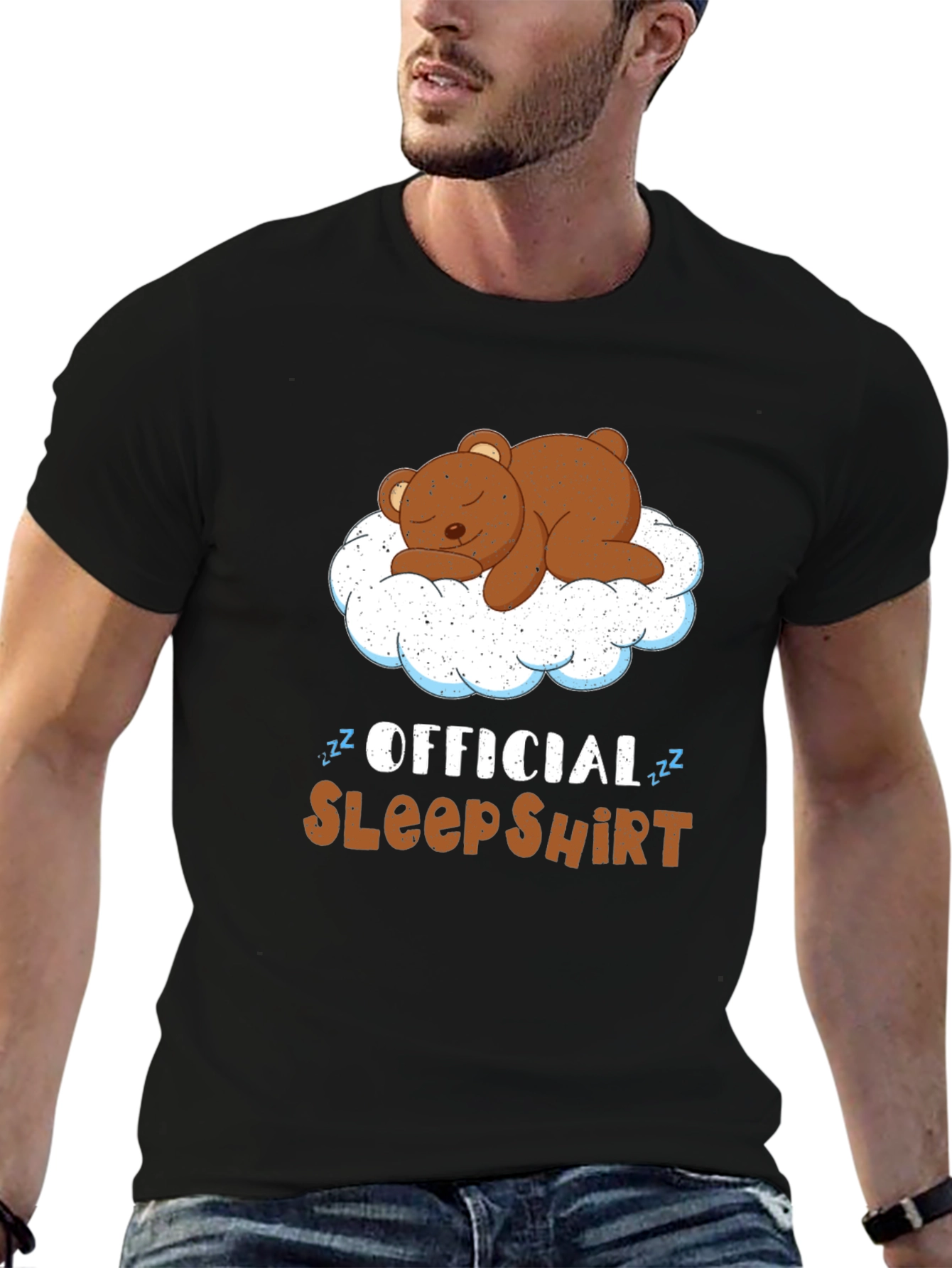 Official Sleep Shirt - Bear on Cloud