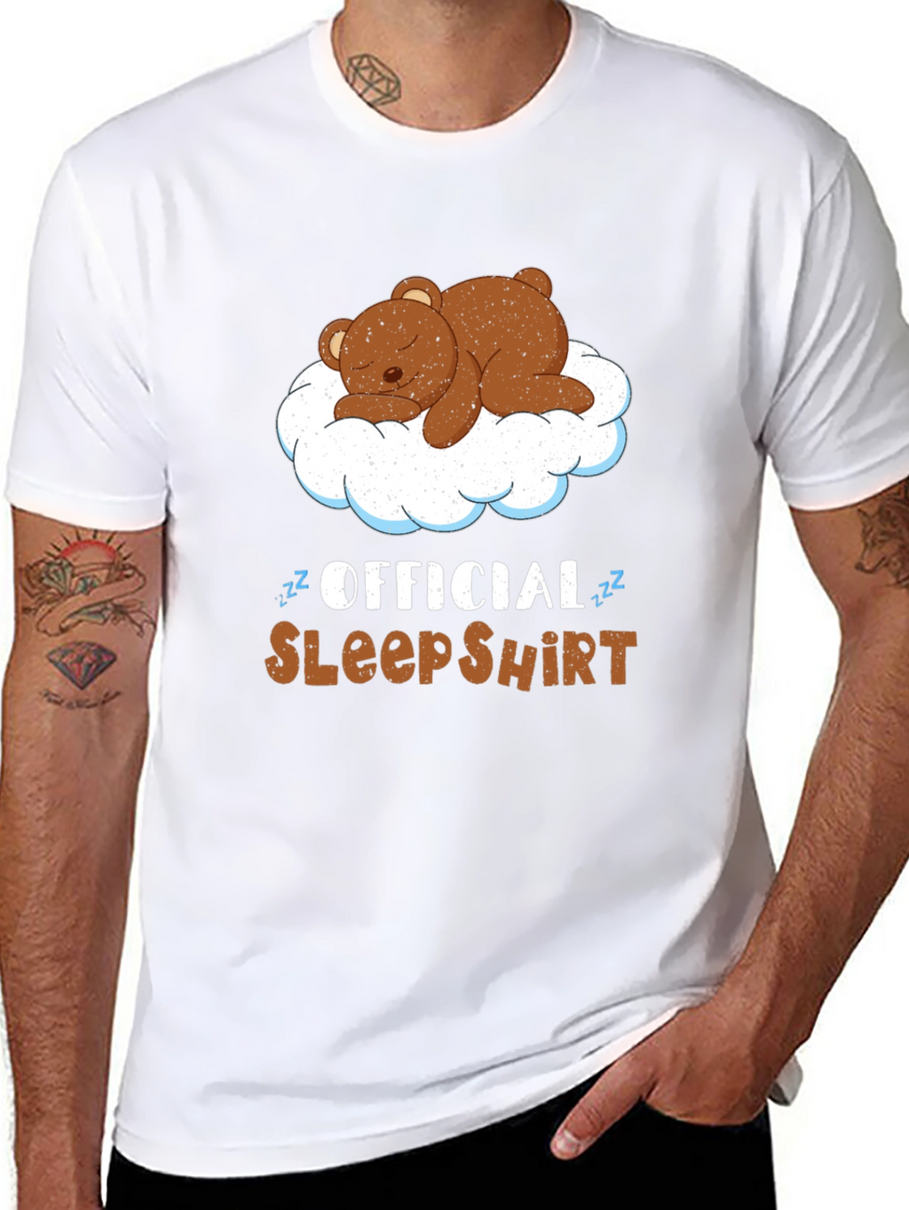 Official Sleep Shirt - Bear on Cloud