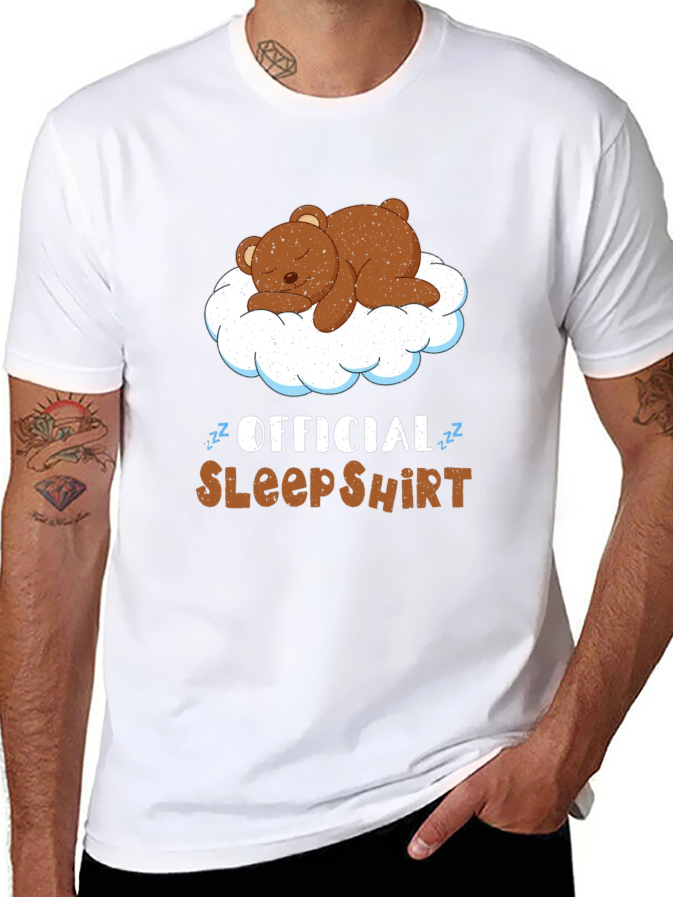Official Sleep Shirt - Bear on Cloud