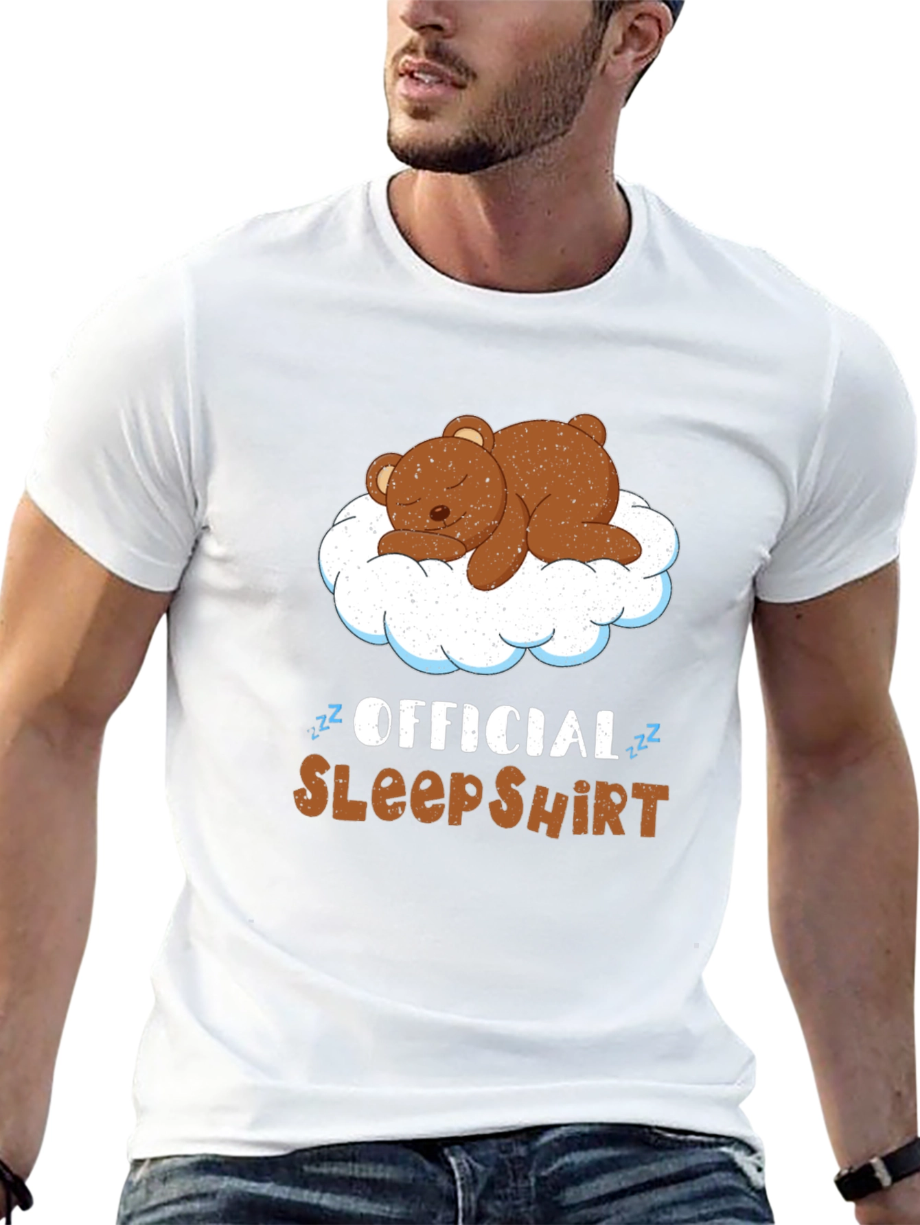 Official Sleep Shirt - Bear on Cloud