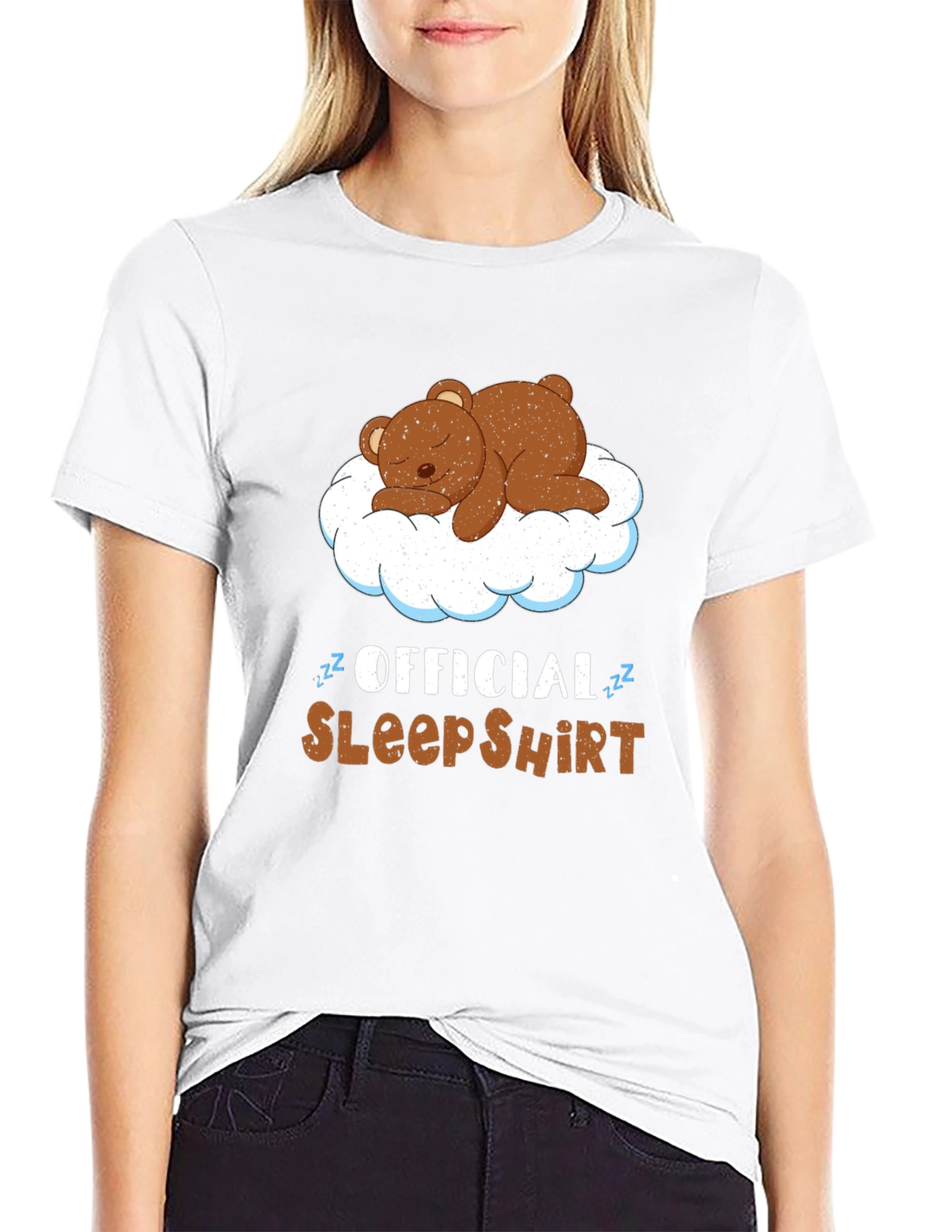 Official Sleep Shirt - Bear on Cloud