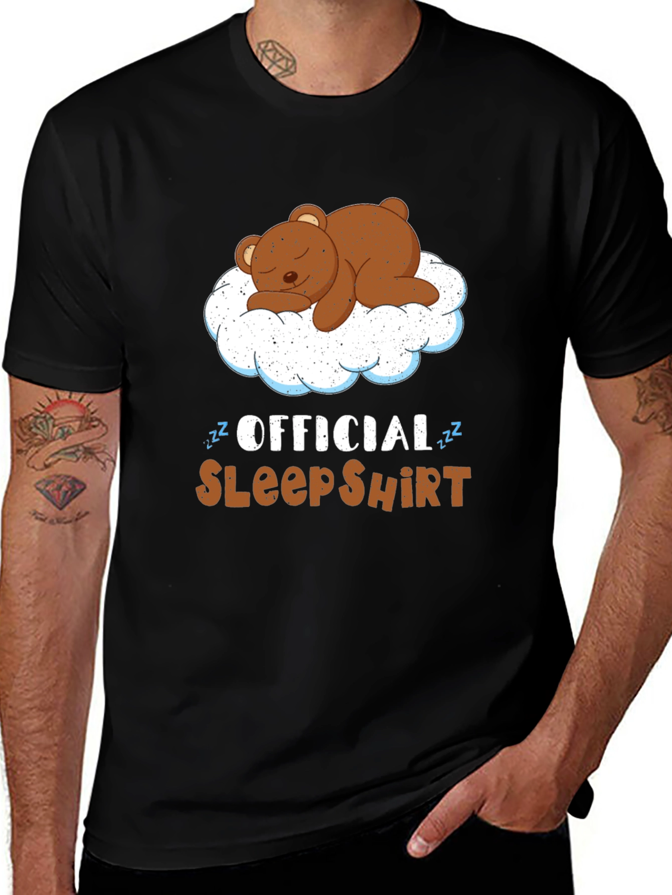 Official Sleep Shirt - Bear on Cloud