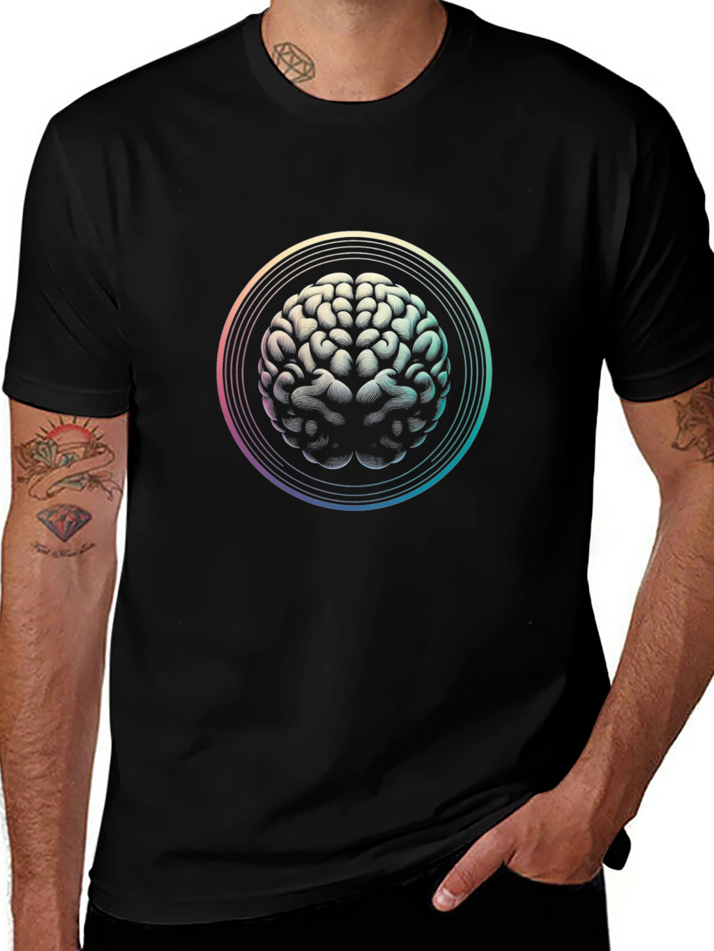 Brain Graphic Tee - Mindful Fashion