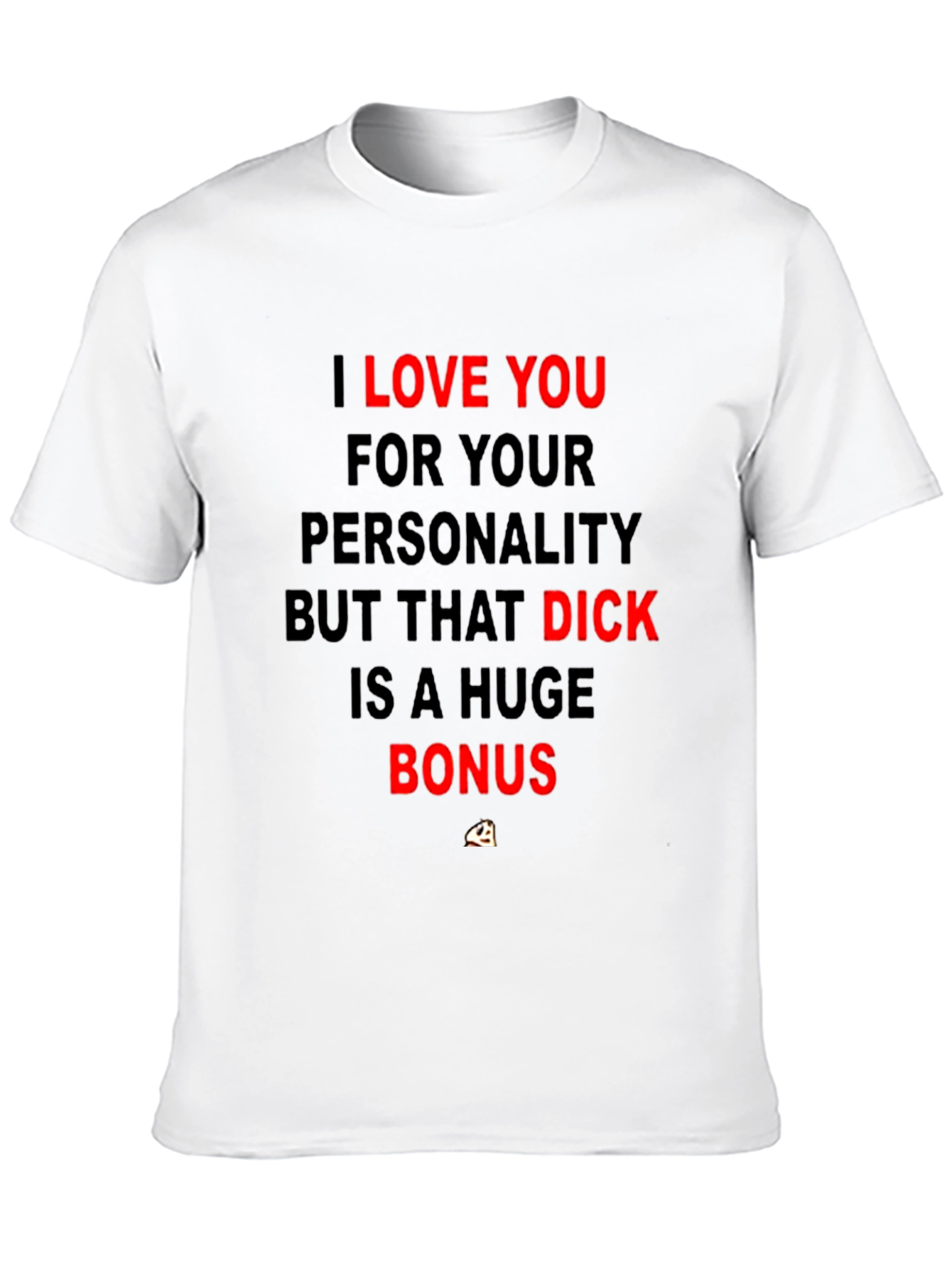 Funny Huge Bonus Black T-Shirt