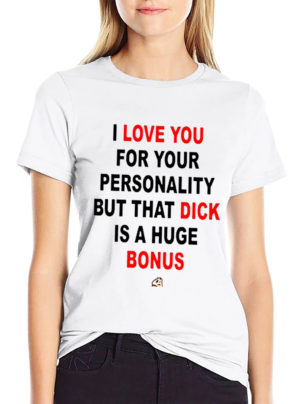 Funny Huge Bonus Black T-Shirt