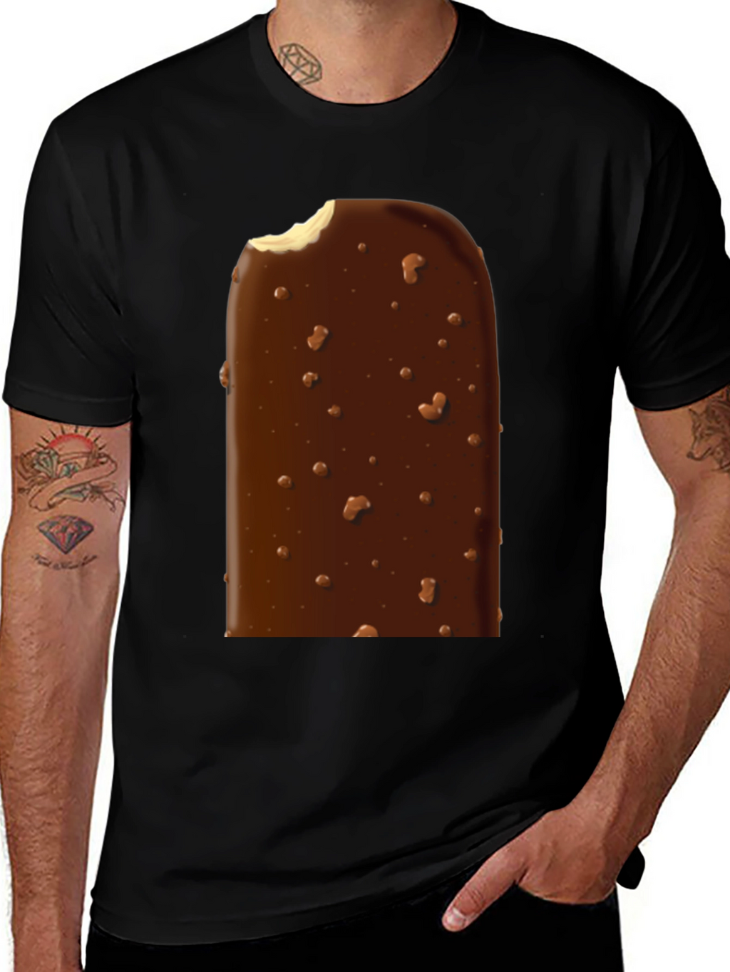 Ice Cream Bar Graphic Tee - Delicious Style!