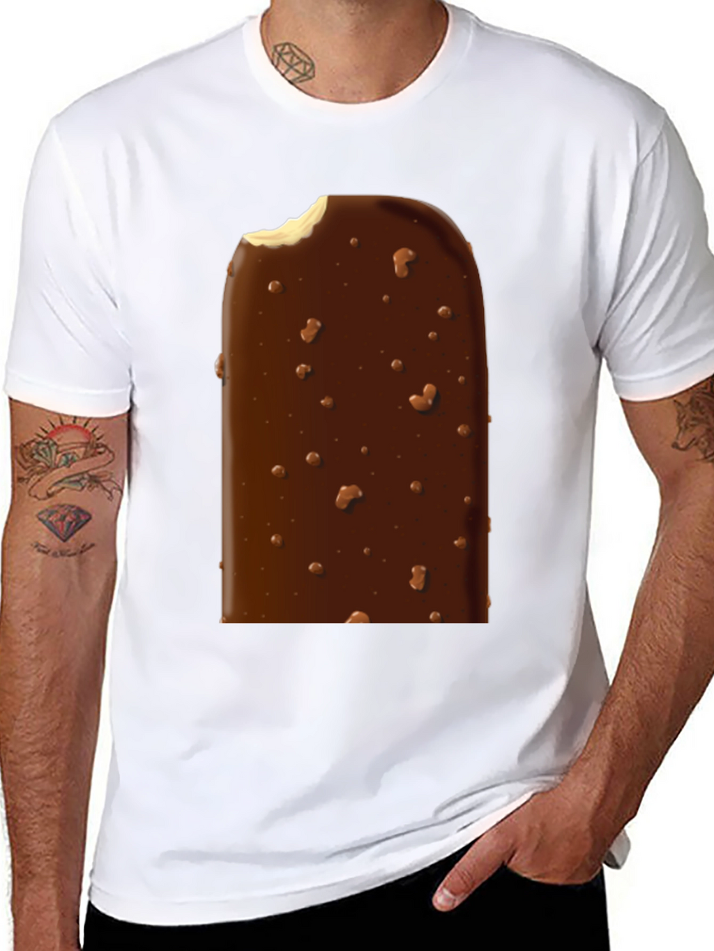 Ice Cream Bar Graphic Tee - Delicious Style!