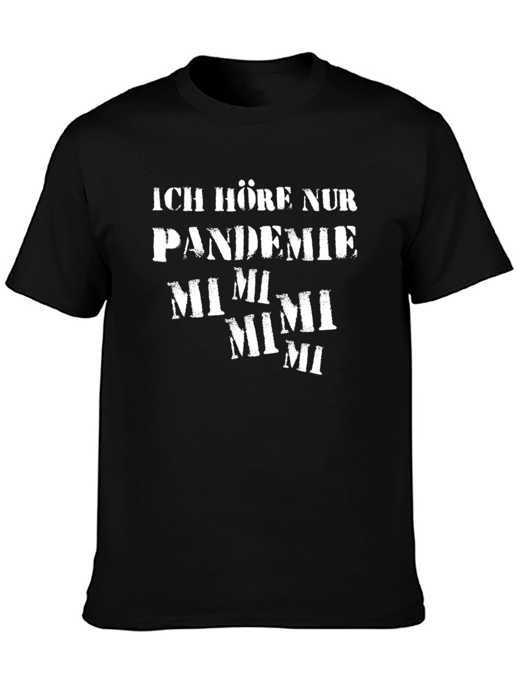 Pandemie Mimi T-Shirt -  Black Graphic Tee