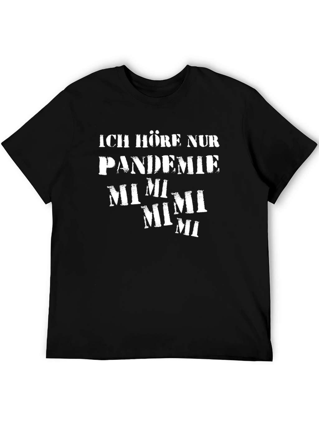 Pandemie Mimi T-Shirt -  Black Graphic Tee