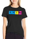 SHIBA Periodic Elements Funny Science T-Shirt
