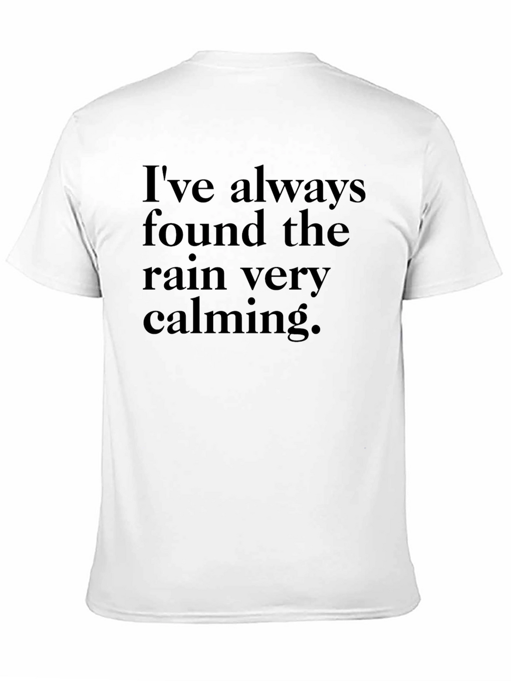 Calming Rain Graphic T-Shirt - Relaxing Statement Tee