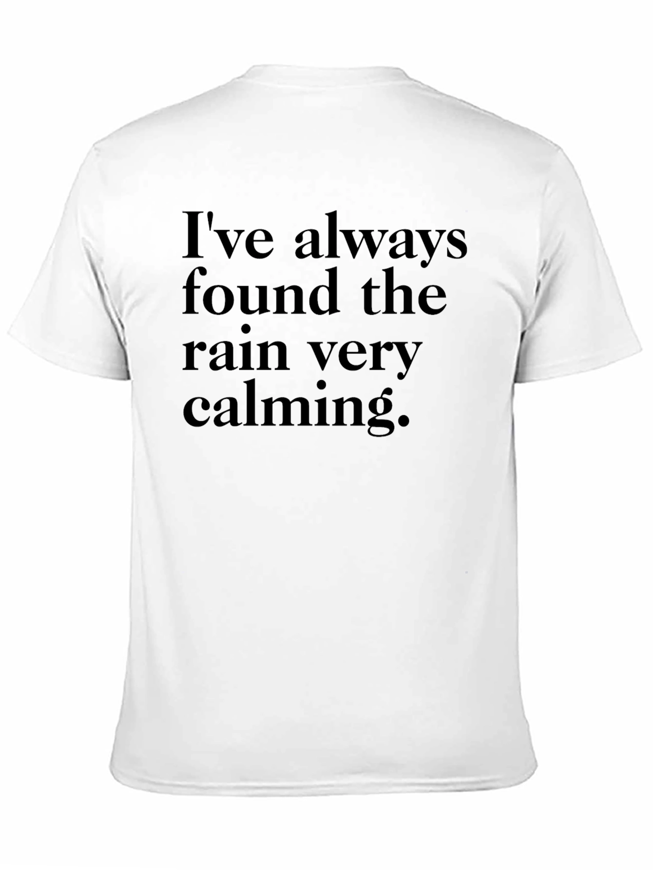 Calming Rain Graphic T-Shirt - Relaxing Statement Tee